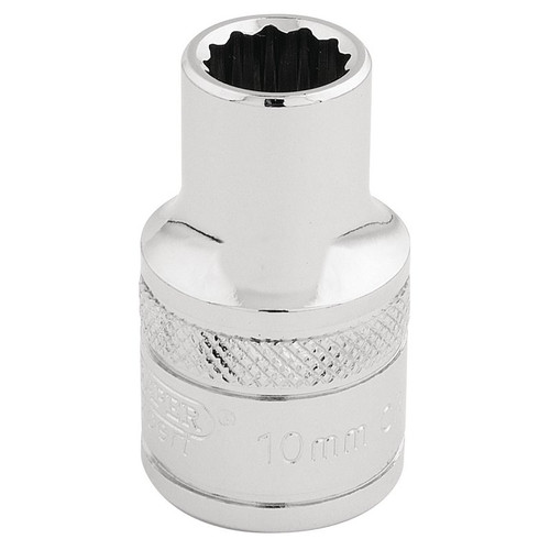 Draper Expert 33093 HI-TORQ® 12 Point Socket, 1/2" Sq. Dr., 10mm
