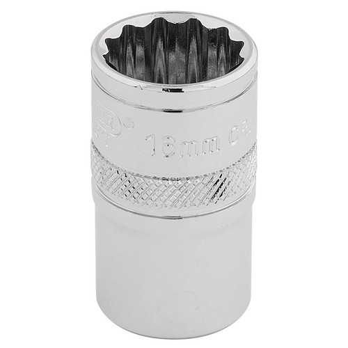 Draper Expert 33160 HI-TORQ® 12 Point Socket, 1/2" Sq. Dr., 16mm