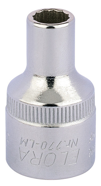 Elora 24533 Bi-Hexagon Socket, 1/2" Sq. Dr., 8mm