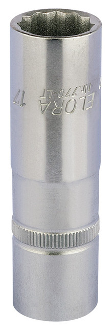 Elora 11935 Deep Bi-Hexagon Socket, 1/2" Sq. Dr., 17mm