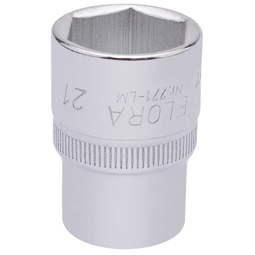 Elora 15310 Hexagon Socket, 1/2" Sq. Dr., 21mm