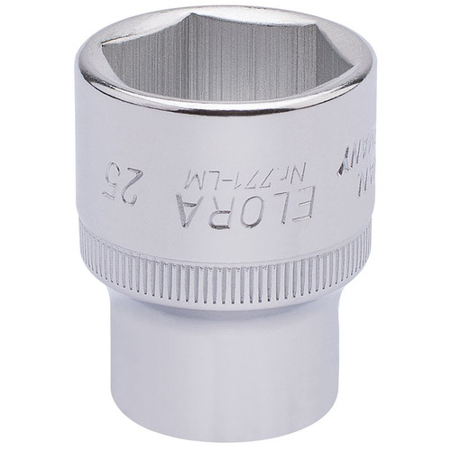 Elora 15314 Hexagon Socket, 1/2" Sq. Dr., 25mm