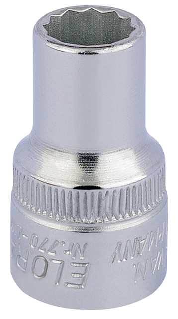 Elora 24806 Whitworth Bi-Hexagon Socket, 1/2" Sq. Dr., 3/16"