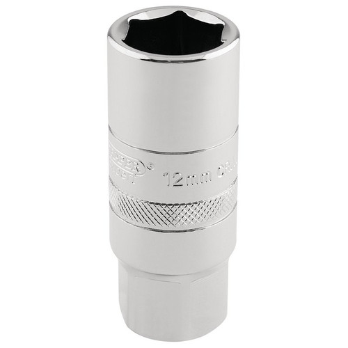 Draper Expert 16779 12mm Thread 6 Point Spark Plug Socket, 1/2" Sq. Dr., 18mm
