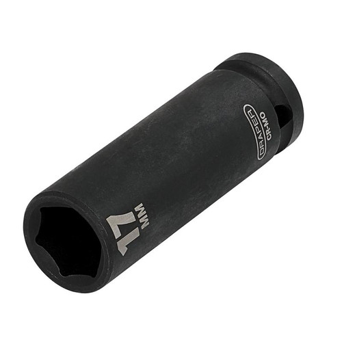Draper 12743 HI-TORQ® Deep Impact Socket, 1/2" Sq. Dr., 17mm