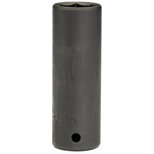 Draper 14102 HI-TORQ® Deep Impact Socket, 1/2" Sq. Dr., 18mm
