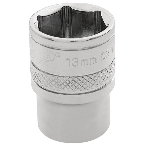 Draper Expert 32633 HI-TORQ® 6 Point Socket, 1/4" Sq. Dr., 13mm