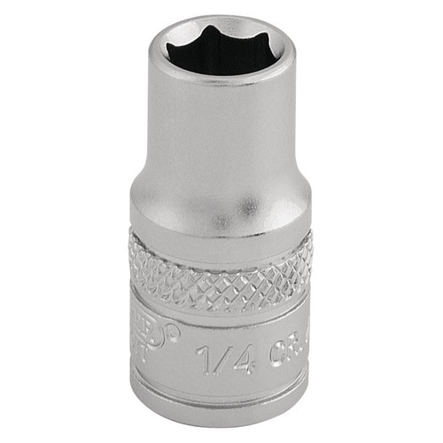 Draper Expert 16519 Imperial Socket, 1/4" Sq. Dr., 1/4"