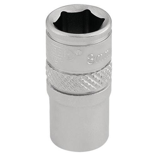 Draper Expert 16513 Socket, 1/4" Sq. Dr., 8mm