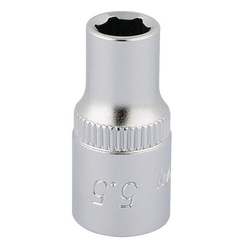 Elora 11094 Hexagon Socket, 1/4" Sq. Dr., 5.5mm