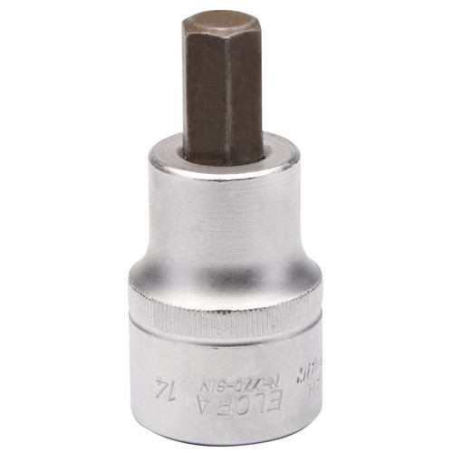 Elora 15551 Hexagon Screwdriver Socket, 3/4" Sq. Dr., 14mm