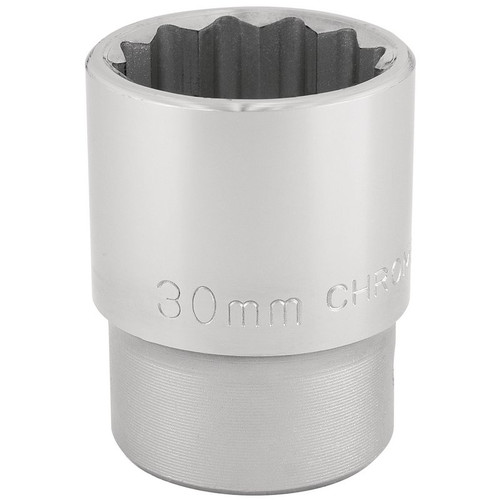 Draper Expert 16698 12 Point Socket, 3/4" Sq. Dr., 30mm