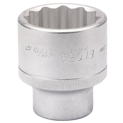 Elora 00583 Bi-Hexagon Socket, 1.11/16" 3/4" Sq. Dr.