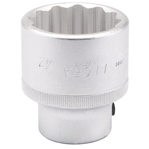 Elora 00830 Bi-Hexagon Socket, 3/4" Sq. Dr., 42mm
