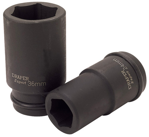 Draper 71883 Hi-TORQ® Deep Impact Socket, 3/4" Sq. Dr., 24mm