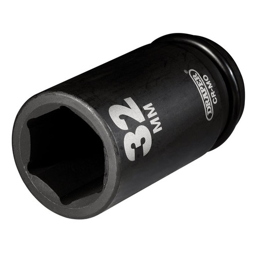 Draper 71924 Hi-TORQ® Deep Impact Socket, 3/4" Sq. Dr., 32mm