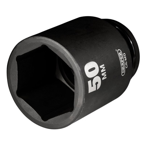 Draper 05081 Hi-TORQ® Deep Impact Socket, 3/4" Sq. Dr., 50mm
