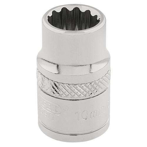 Draper Expert 32770 HI-TORQ® 12 Point Socket, 3/8" Sq. Dr., 10mm