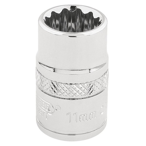 Draper Expert 32771 HI-TORQ® 12 Point Socket, 3/8" Sq. Dr., 11mm