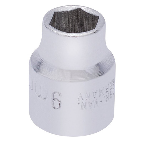 Elora 25854 Hexagon Socket, 3/8" Sq. Dr., 9mm