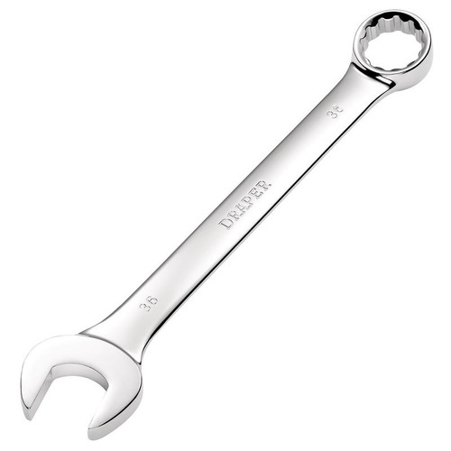 Draper 36956 Heavy Duty Long Pattern Metric Combination Spanner, 36mm