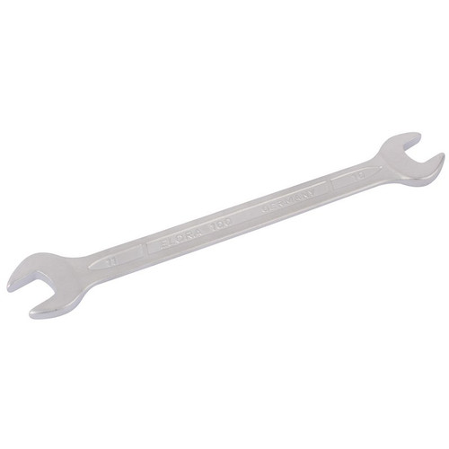 Elora 100-10x11 Long Metric Double Open End Spanner, 10 x 11mm