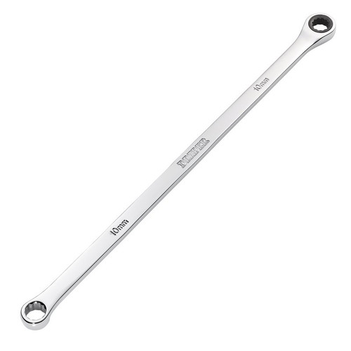 Draper 27766 HI-TORQ® Metric Extra-Long Double Ring Ratchet Spanner, 10mm
