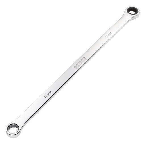 Draper 27774 HI-TORQ® Metric Extra-Long Double Ring Ratchet Spanner, 17mm