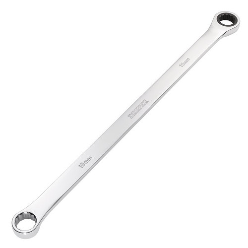 Draper 27777 HI-TORQ® Metric Extra-Long Double Ring Ratchet Spanner, 19mm