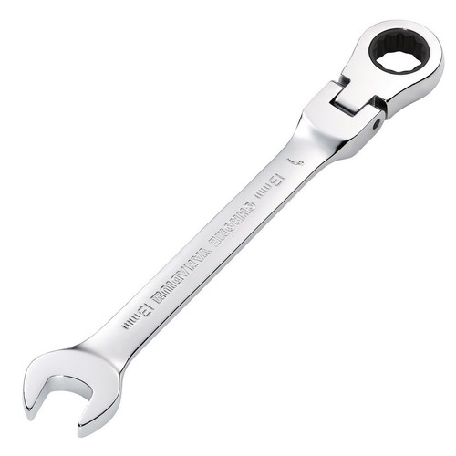 Draper 52014 HI-TORQ® Metric Flexible Head Ratcheting Combination Spanner, 13mm