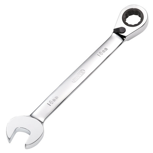 Draper 52004 HI-TORQ® Metric Reversible Ratcheting Combination Spanner, 16mm