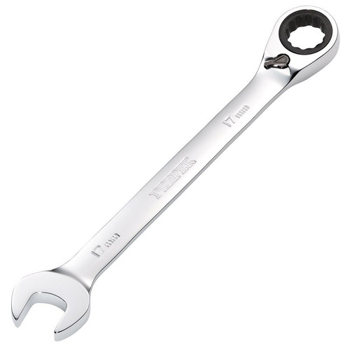 Draper 52005 HI-TORQ® Metric Reversible Ratcheting Combination Spanner, 17mm