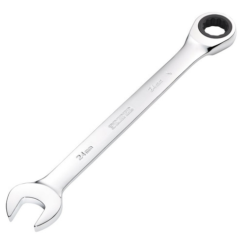 Draper 31023 Metric Ratcheting Combination Spanner, 24mm