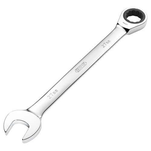 Draper 31025 Metric Ratcheting Combination Spanner, 27mm