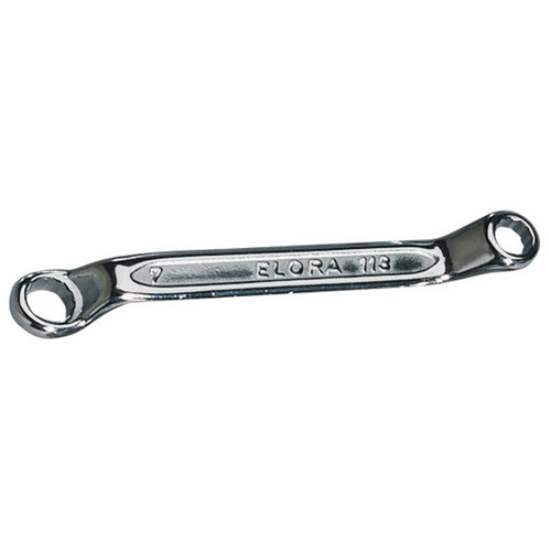 Elora 113-6x7 Midget Deep Crank Metric Ring Spanner, 6 x 7mm