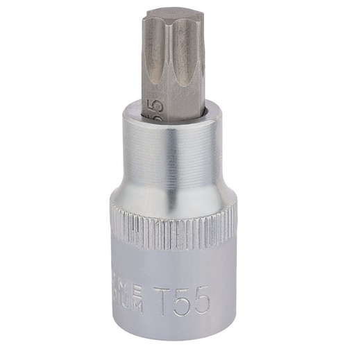 Draper Expert 16319 TX-STAR® Socket Bit, 1/2" Sq. Dr., T55 x 55mm