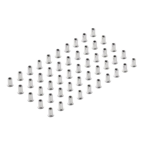 Draper 04052 Zinc Plated Threaded Insert Rivet Nuts, M5 x 0.8mm (Pack of 50)