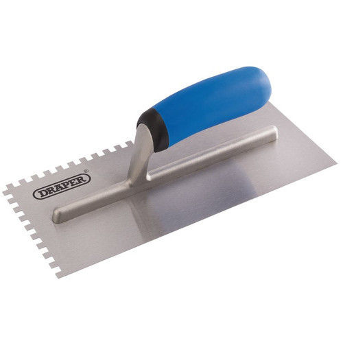 Draper 81256 Soft Grip Adhesive Spreading Trowel, 120 x 280mm