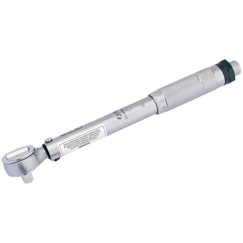 Draper 34570 Ratchet Torque Wrench, 3/8" Sq. Dr., 10 - 80Nm