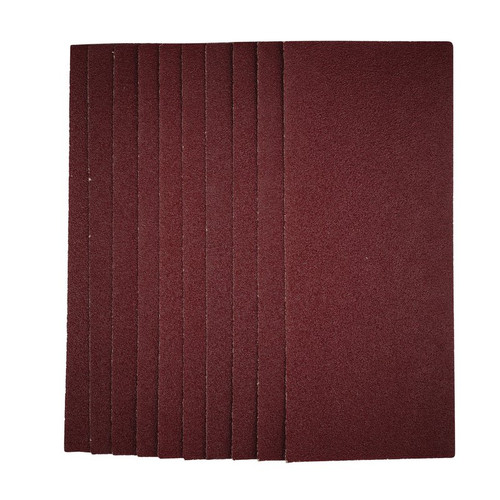 Draper 55964 1/2 Sanding Sheets, 115 x 280mm, 40 Grit (Pack of 10)