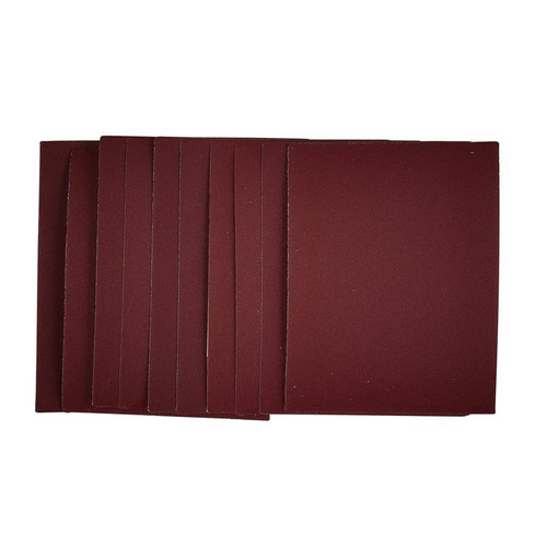 Draper 54806 1/4 Sanding Sheets, 115 x 150mm, 240 Grit (Pack of 10)