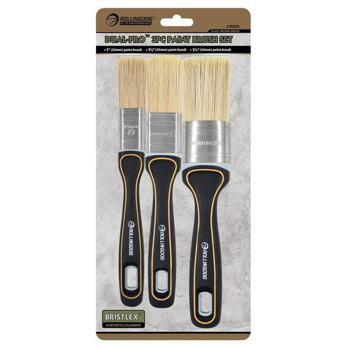 Rollingdog 10455 DUAL-PRO™ DP1000 Paint Brush Set (3 Piece)