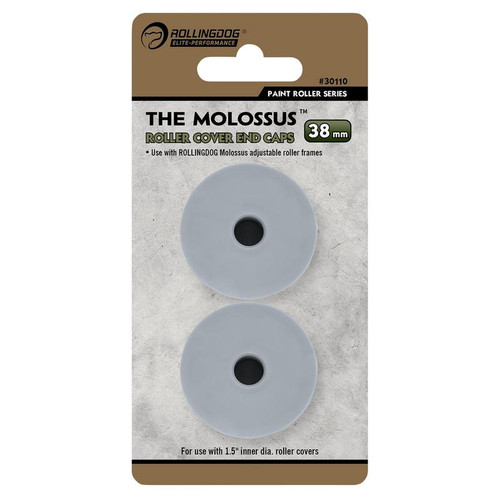 Rollingdog 30110 THE MOLOSSUS™ Roller Cover End Caps, 12-18" (Pack of 2)