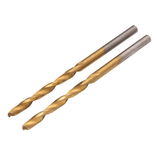 Draper 08866 HSS Titanium Nitride Coated Drill Bit, 4.5 x 80mm (Pack of 2)