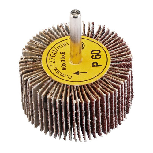 Draper 76465 Abrasive Flap Wheel, 60 x 30mm, 60 Grit