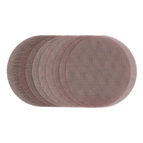 Draper Expert 62989 Expert Quality Mesh Sanding Discs, 150mm, Assorted Grit - 80G, 120G, 180G, 240G (Pack of 10)