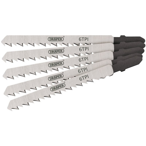 Draper Expert 81719 DT101D Jigsaw Blade Set, 100mm (5 Piece)
