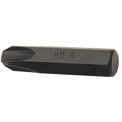 Draper 10820 Cross Slot Impact Screwdriver Bit, No.4