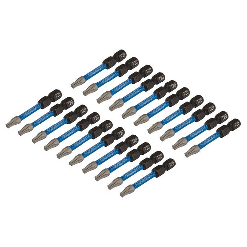 Draper Expert 05698 TX-STAR® Impact Screwdriver Bits, T20 x 50mm, 1/4" Hex (Pack of 20)