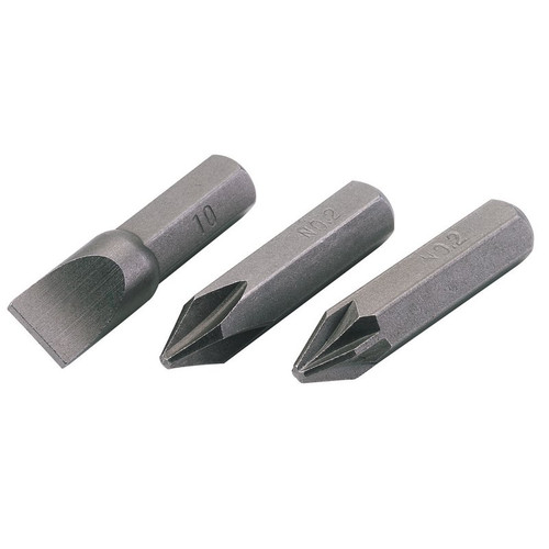 Draper 30912 Plain Slot Impact Screwdriver Bit, 10mm